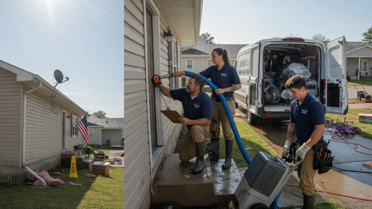 Ceiling Water Damage Restoration in Sloan, IA near me